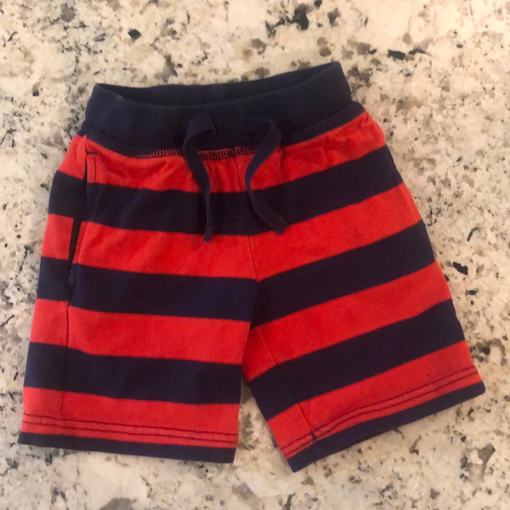 Hanna Andersson cotton striped shorts